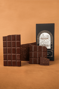 Caja con 10 piezas de Chocolate Metiche x Auténtico Corajillo