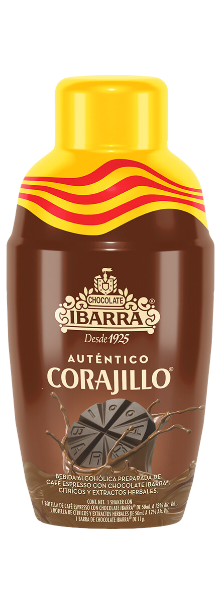 Auténtico Corajillo sabor Chocolate Ibarra Shaker 100ml